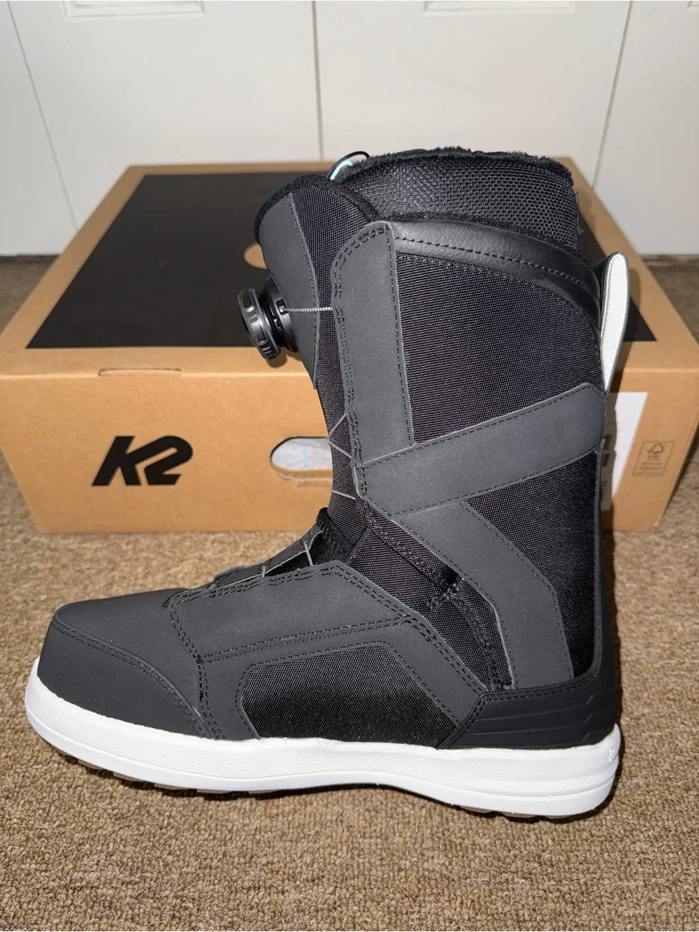2026 K2 Boundary Men's Snowboard Boots - Size 7 - Black/Noir